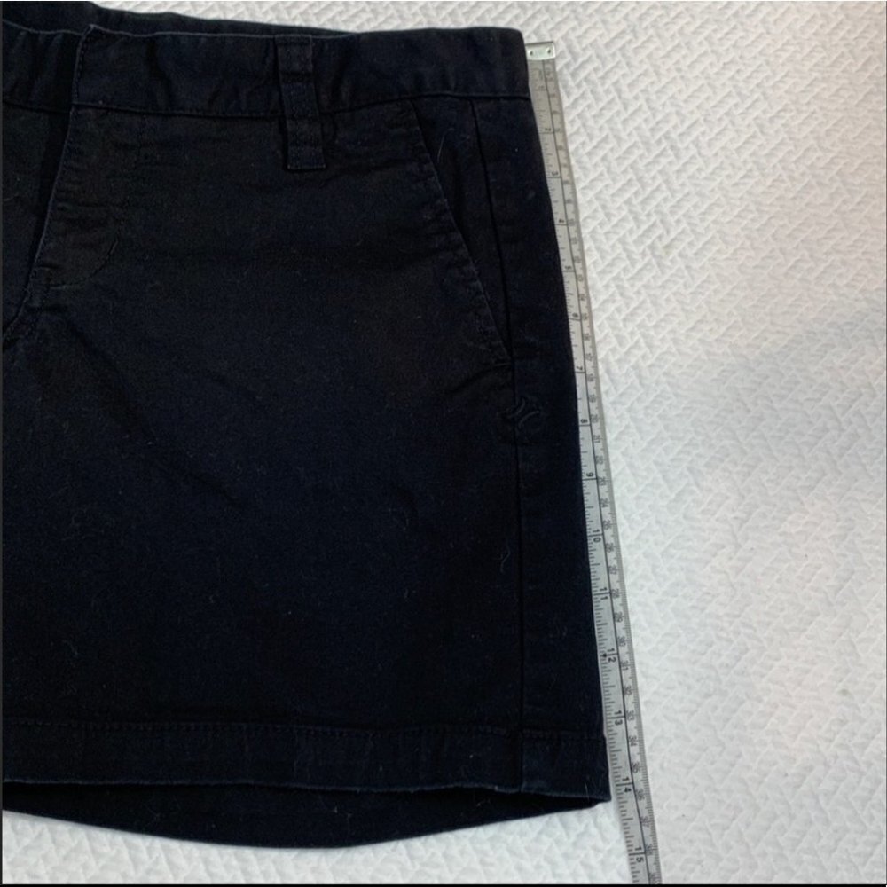 HURLEY Black Denim Medium Length Shorts Size 2 - Picture 8 of 9